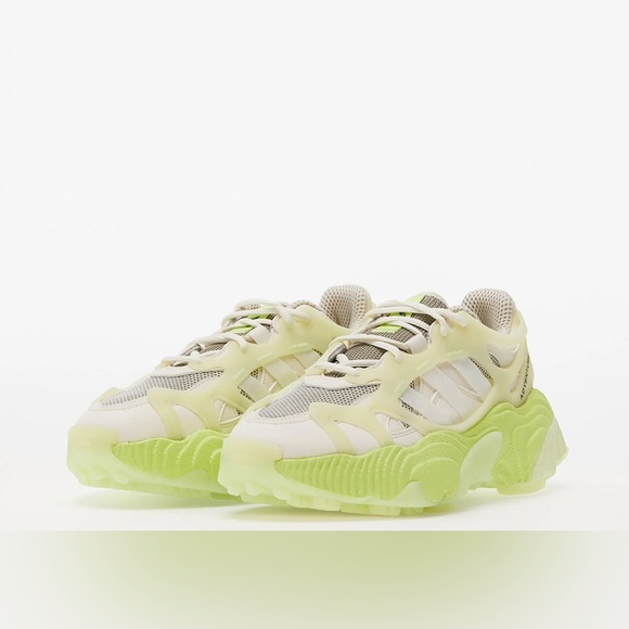 NWT Adidas Roverend Adventure 'Off White Pulse Lime' Sneakers